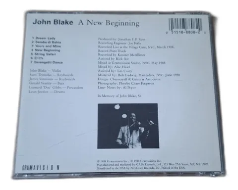 John Blake - A New Beginning