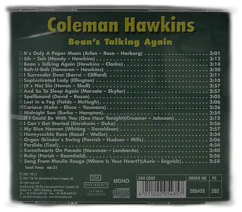 Coleman Hawkins - Portrait