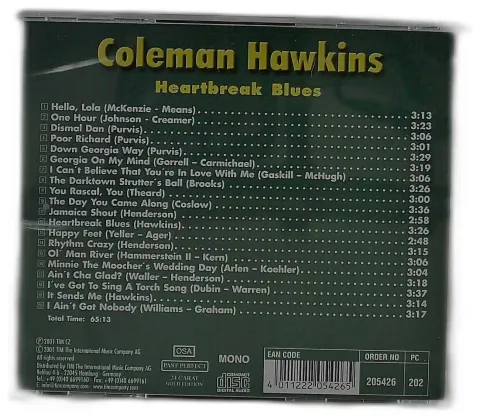 Coleman Hawkins - HEARTBREAK BLUES
