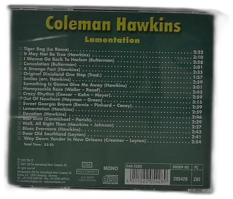 COLEMAN HAWKINS   LAMENTATION