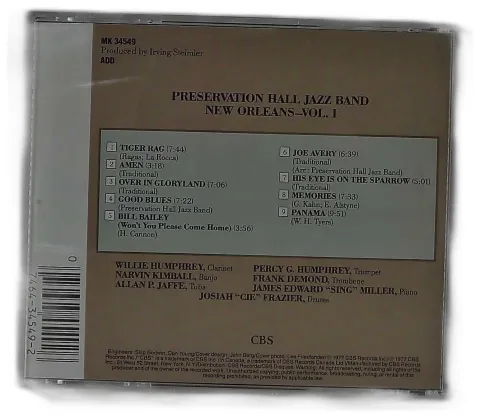 Preservation Hall Jazz Band - New Orleans, Vol. 1