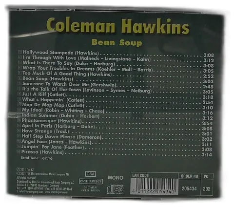 COLEMAN HAWKINS  -BEAN SOUP