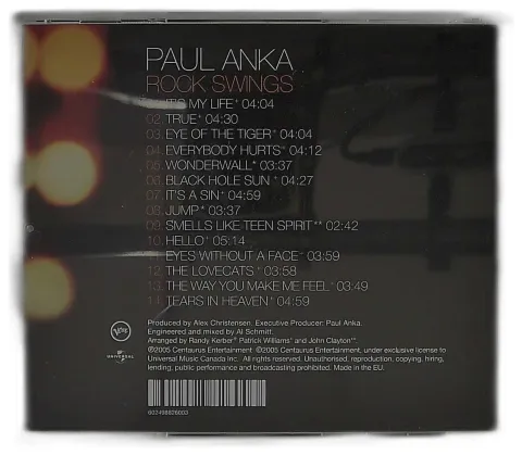 PAUL ANKA  -ROCK SWINGS
