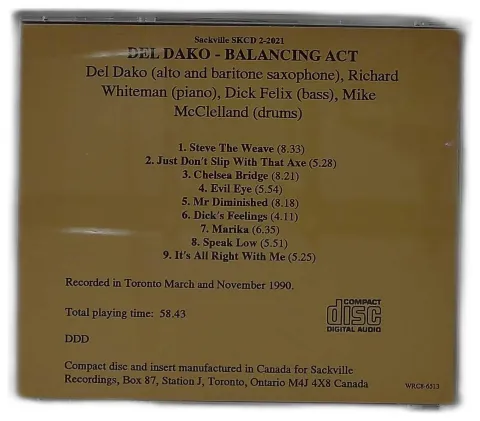 DEL DAKO  -BALANCING ACT