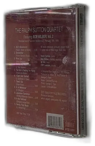 The Ralph Sutton Quartet, Bob Wilber - Live at Sunnie's Rendezvous, Vol.2